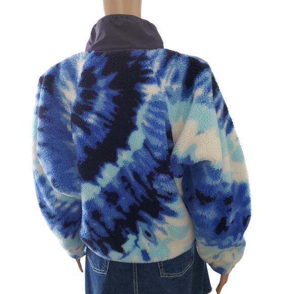 Free People FP Movement Size XS Rocky Ridge Pullover Ridge Jacket Ocean Tie Dye - Picture 4 of 8
